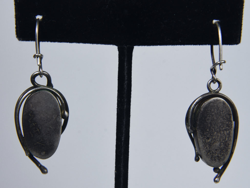 Nacre Sterling Silver Dangle Earrings