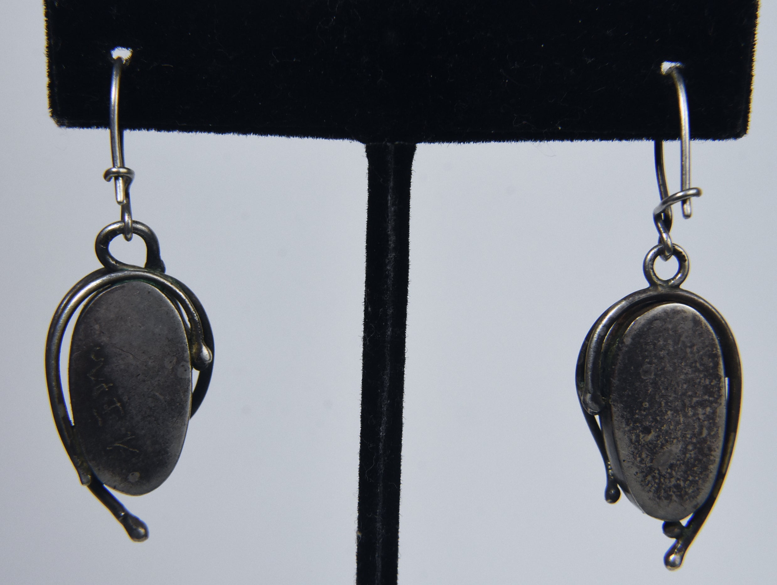 Nacre Sterling Silver Dangle Earrings