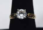 Vintage Sterling Silver Pierced Designs Ring - Size 7.5