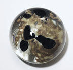 Dome Paperweight with Tribubbles and Surface/Undersurface Decorations!