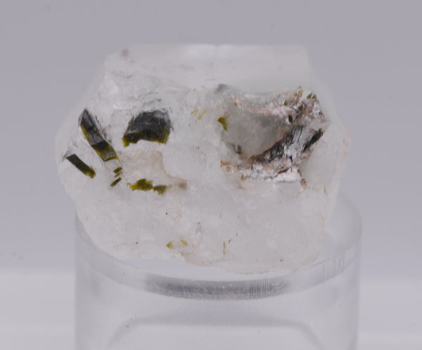 Quartz Crystal Point with Epidote Inclusions - Pakistan