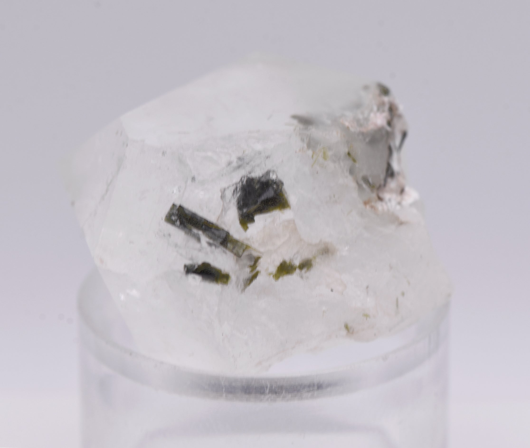 Quartz Crystal Point with Epidote Inclusions - Pakistan