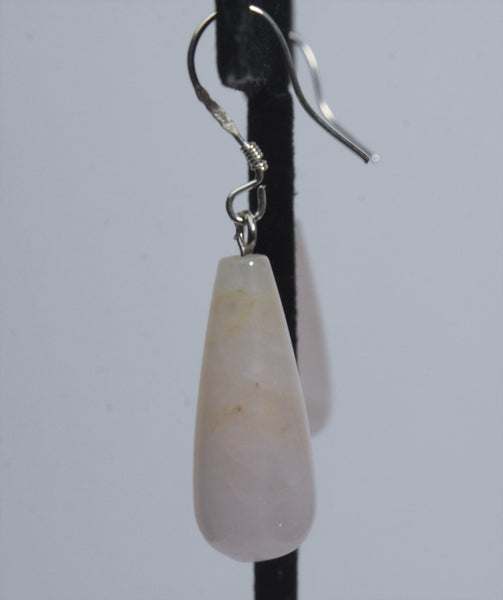 Rose Quartz Drop Earrings