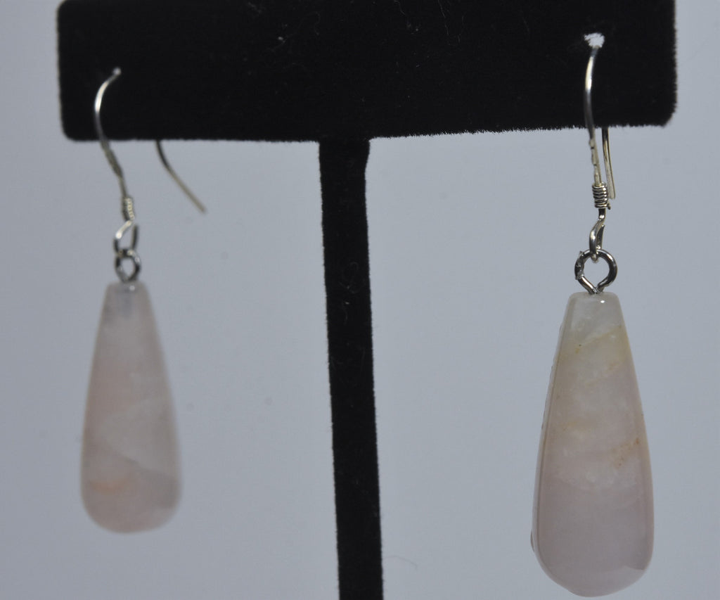 Rose Quartz Drop Earrings