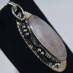 Rose Quartz Sterling Silver Pendant