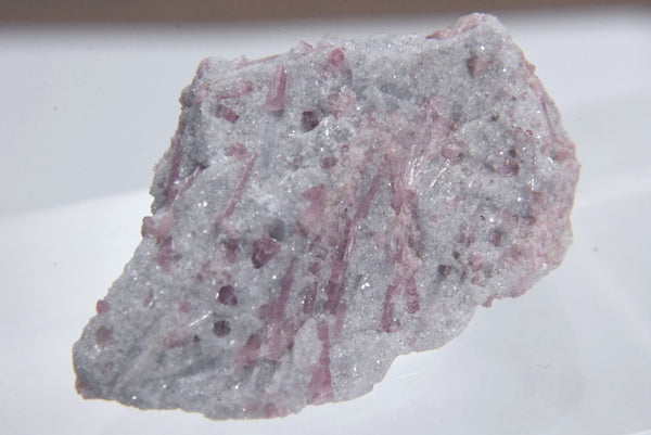 Rubellite Tourmaline in Lepidolite Mineral Specimen - San Diego, California