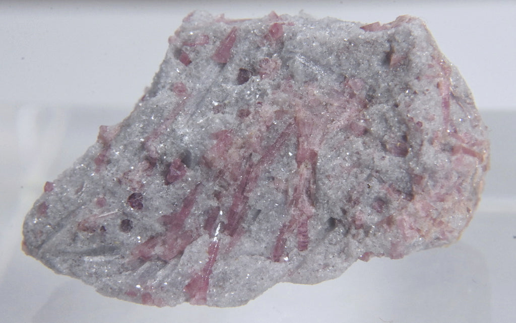 Rubellite Tourmaline in Lepidolite Mineral Specimen - San Diego, California