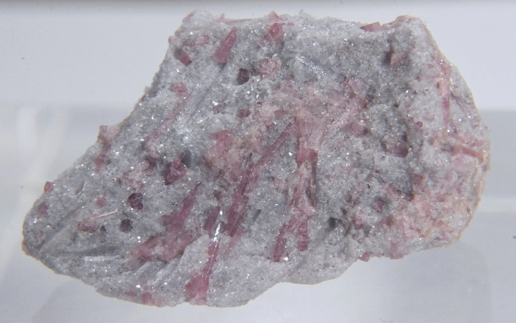 Rubellite Tourmaline in Lepidolite Mineral Specimen - San Diego, California
