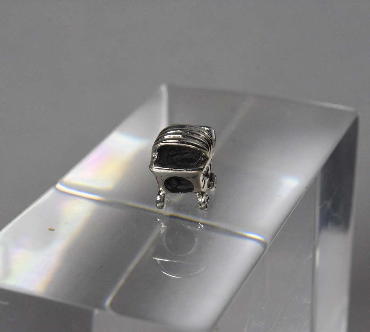 Sterling Silver Baby Carriage Charm