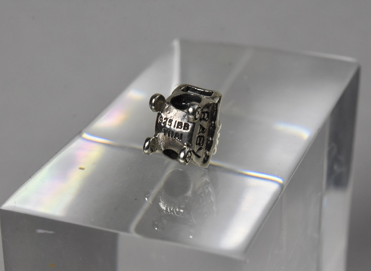 Sterling Silver Baby Carriage Charm