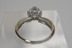 Sterling Silver Cubic Zirconia Ring - Size 10.25