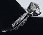Sterling Silver Cubic Zirconia Ring - Size 10.25