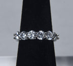 Sterling Silver Cubic Zirconia Ring - Size 5