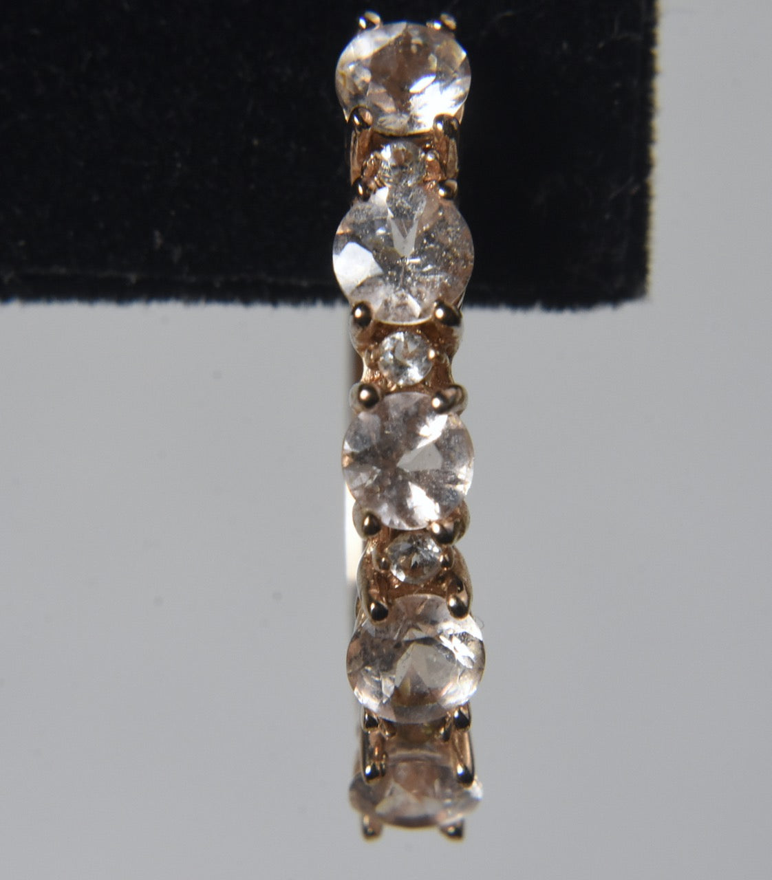 Gold Tone Bejeweled Sterling Silver Hinged Earrings