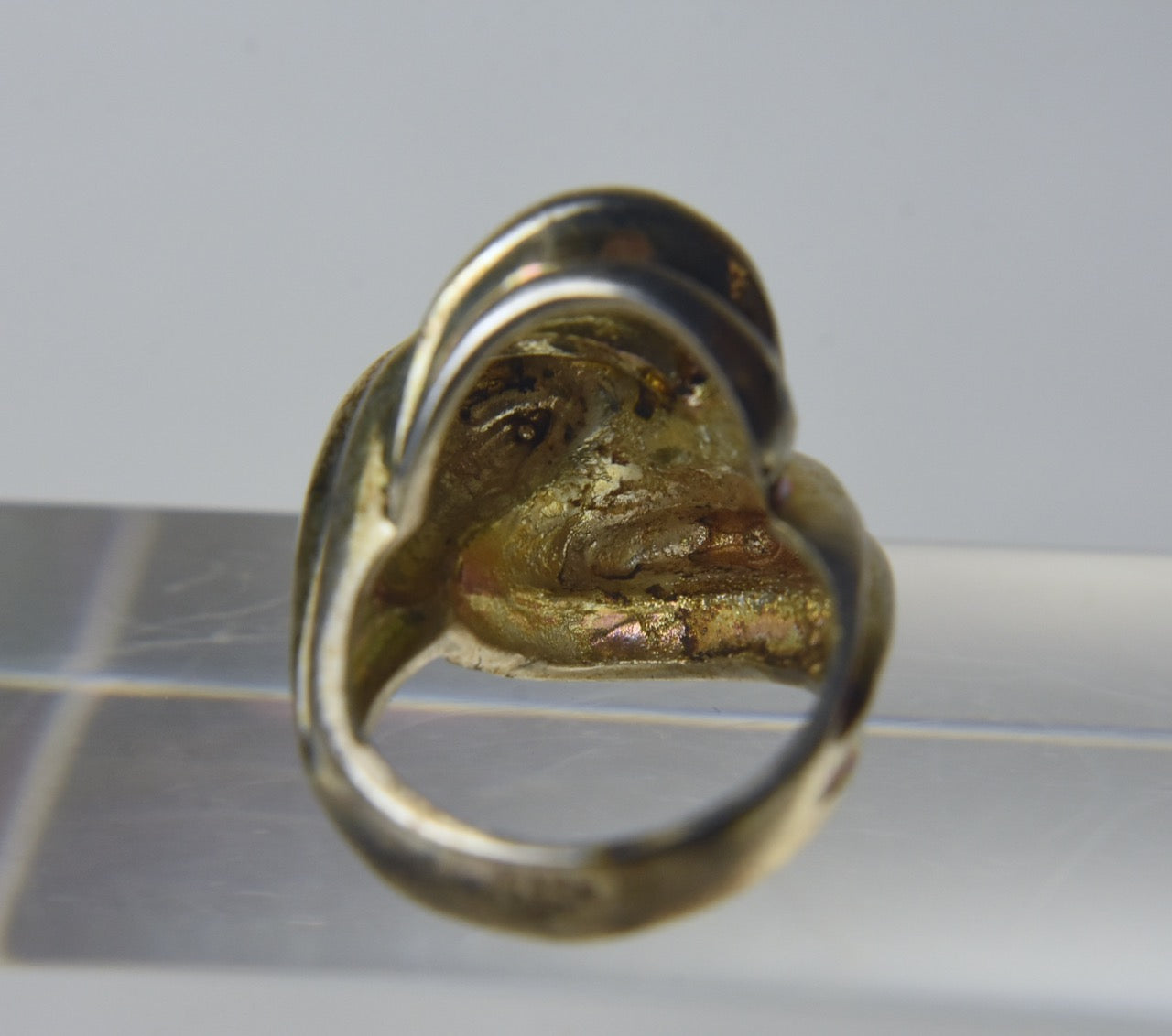 Silver Abstract Knot Ring - Size 7