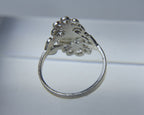 Sterling Silver Pierced Design and Laser Cut Ring