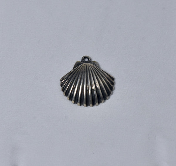 Sterling Silver Scallop Shell Charm