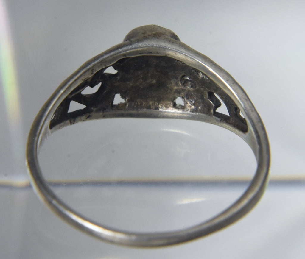 Sterling Silver Turquoise Ring - Size 7.75