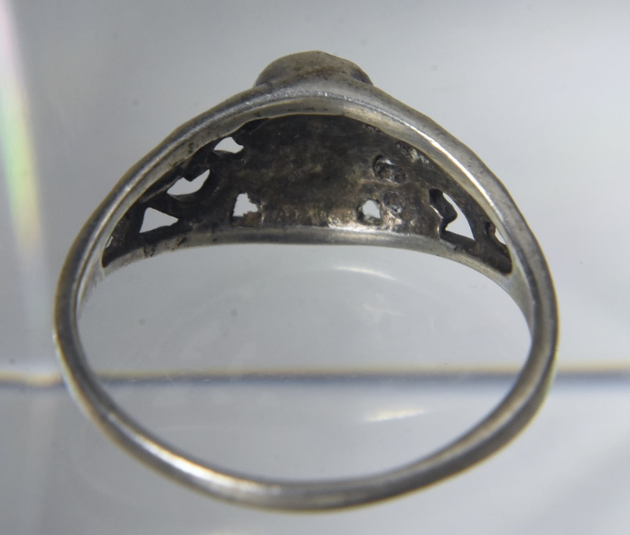 Sterling Silver Turquoise Ring - Size 7.75