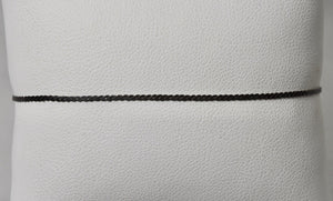 Italian Sterling Silver Diminutive Woven Link Chain Bracelet
