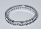 Sterling Silver Channel Set Band - Size 9.25