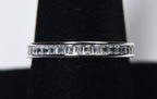 Sterling Silver Channel Set Band - Size 9.25