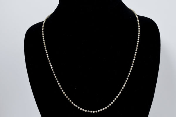 Sterling Silver Ball Chain Necklace - 20"