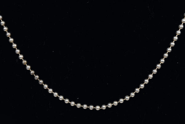 Sterling Silver Ball Chain Necklace - 20"