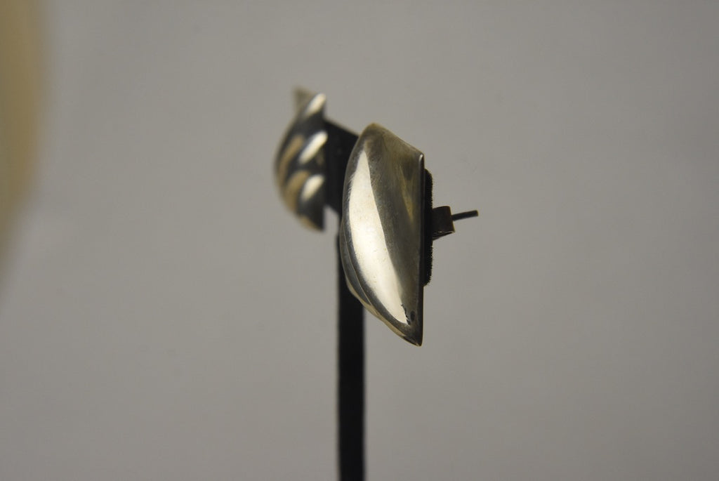 Sterling Silver Square Abstract Earrings