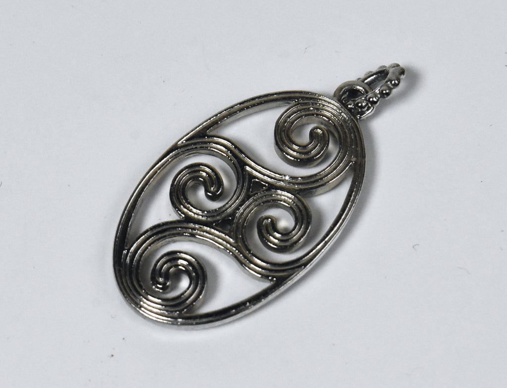 Fun Silver Rhinestone Pendant