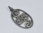 Fun Silver Rhinestone Pendant