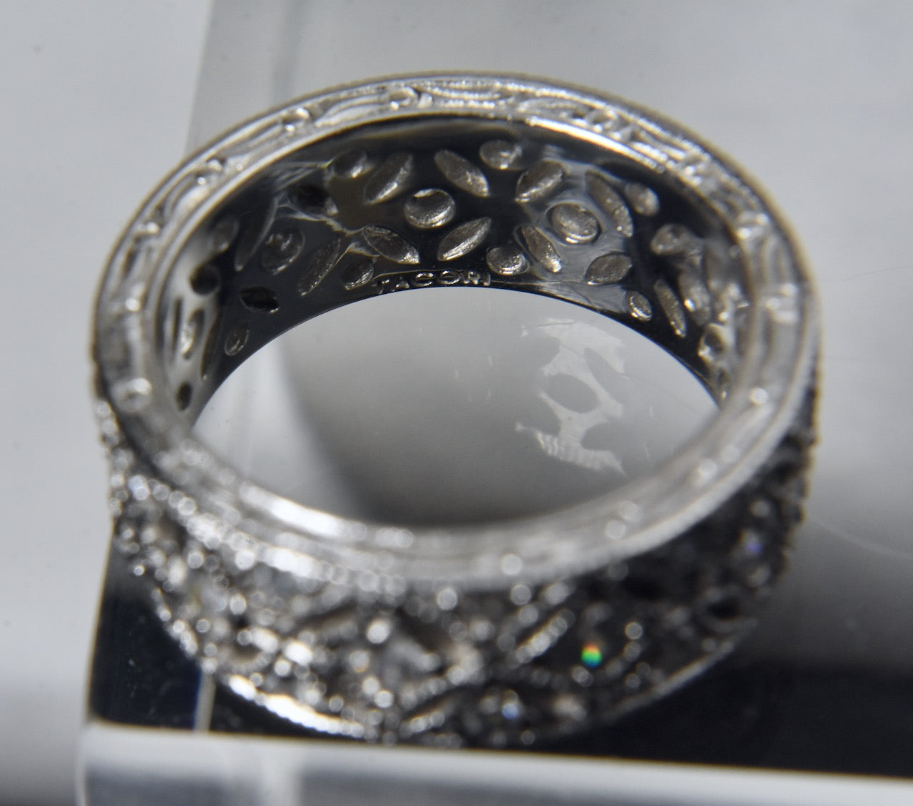 Tacori - Sterling Silver Cubic Zirconia Band - Size 5.25