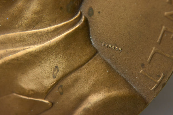 Theodore Roosevelt Bronze Table Medal