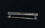Fishel, Nessler & Co. - Vintage Sterling Silver Rhinestone Bar Brooch