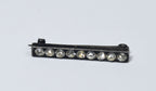 Fishel, Nessler & Co. - Vintage Sterling Silver Rhinestone Bar Brooch