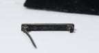 Fishel, Nessler & Co. - Vintage Sterling Silver Rhinestone Bar Brooch