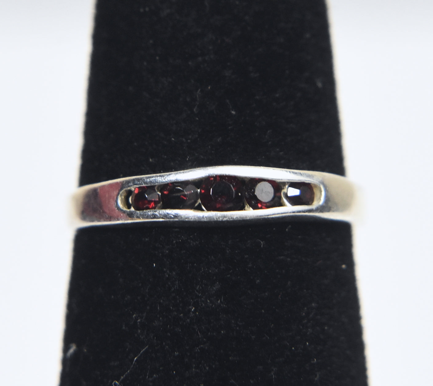 Sterling Silver Channel Set Crystal Expandable Toe Rings - Size 2.5+