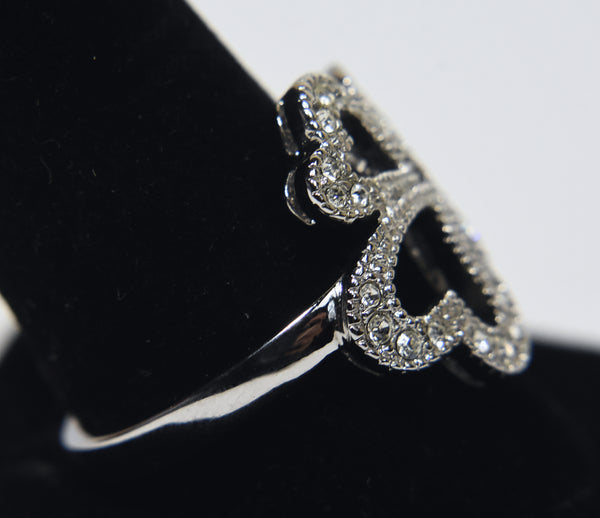 Triple Hearts Ring - Size 11