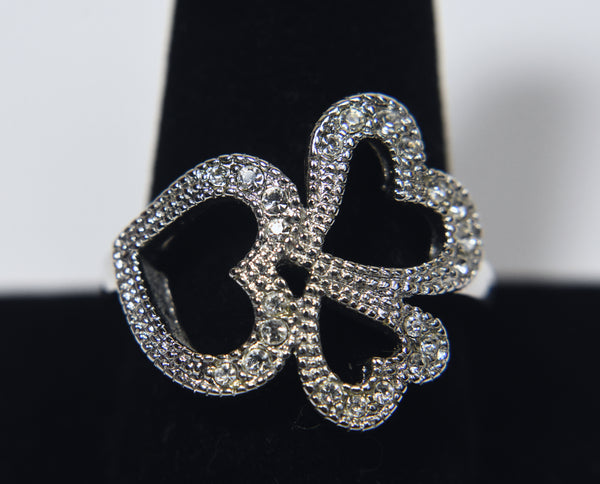 Triple Hearts Ring - Size 11