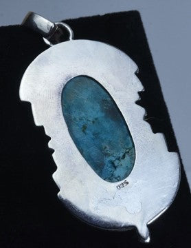 Sterling Silver Turquoise Pendant