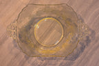 Cambridge Glass Co. - 1930s 'Apple Blossom' Two-Handled Petroleum Glass Bowl
