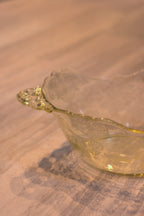 Cambridge Glass Co. - 1930s 'Apple Blossom' Two-Handled Petroleum Glass Bowl