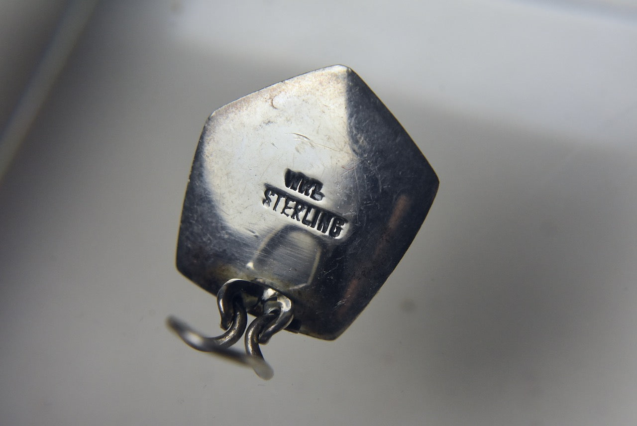 Sterling Silver Tiger's Eye Clip On Earrings