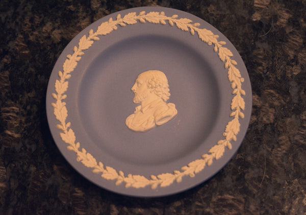 Wedgwood - Vintage William Shakespeare Jasperware Plate