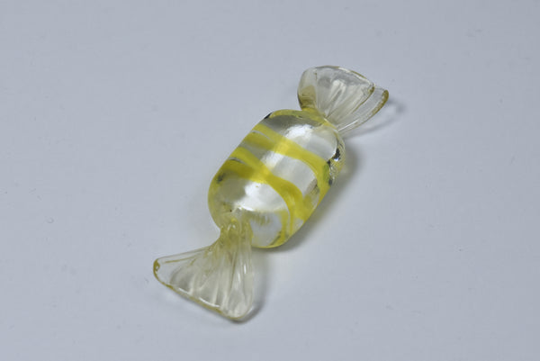 Clear and Yellow Glass Candy