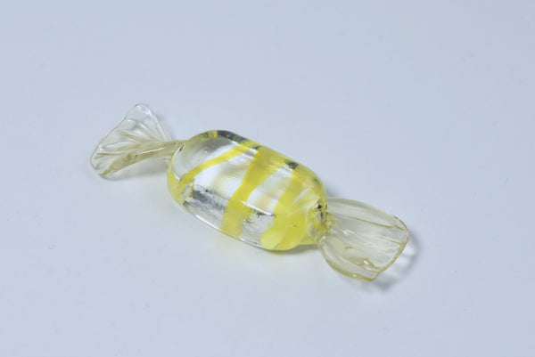 Clear and Yellow Glass Candy
