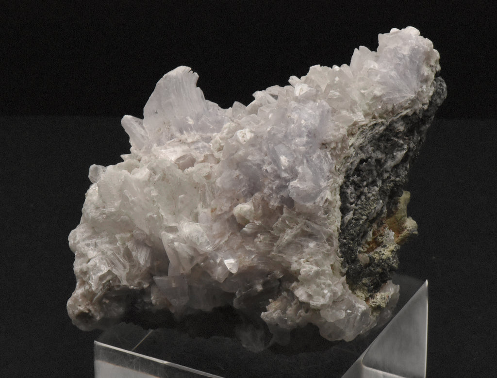 Purple Creedite and Gypsum Crystals Cluster Mineral Specimen - 745g