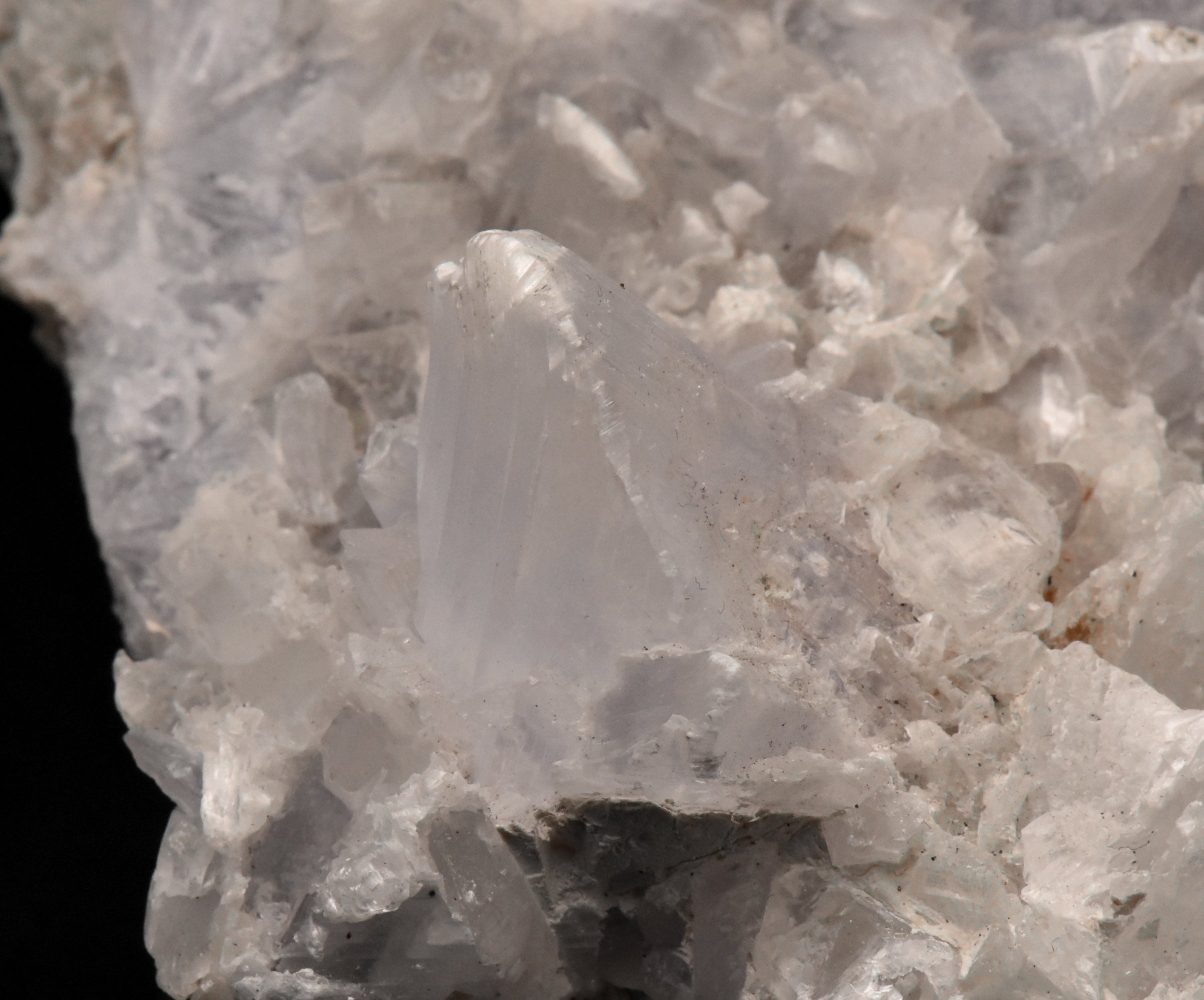 Purple Creedite and Gypsum Crystals Cluster Mineral Specimen - 745g