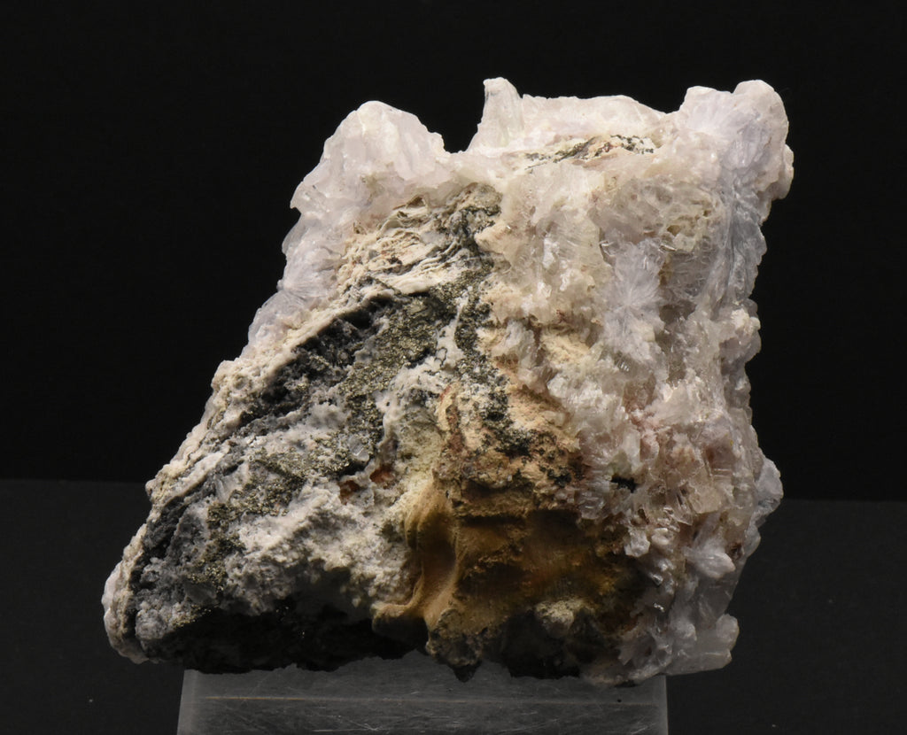 Purple Creedite and Gypsum Crystals Cluster Mineral Specimen - 745g