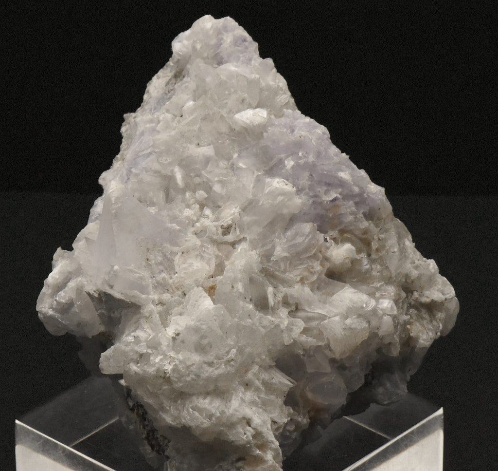 Purple Creedite and Gypsum Crystals Cluster Mineral Specimen - 745g